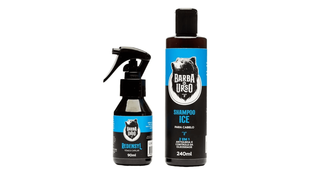 Shampoo Antiqueda Ice Barba de Urso: Controle de Queda e Ação Refrescante para Cabelo e Barba | Skincare Dicas