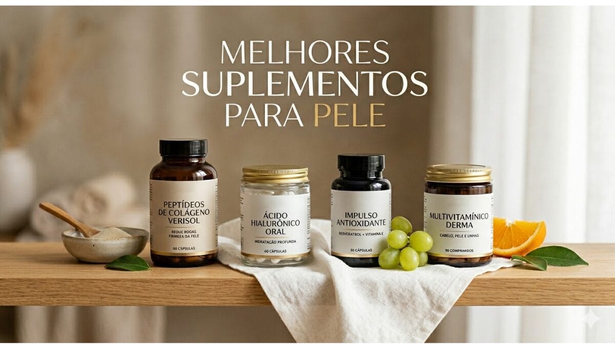 Suplementos para pele: colágeno, vitamina C, zinco e ômega-3 1 suplementos para pele colágeno vitamina c zinco ômega-3