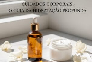 Guia de hidratação com oleo corporal