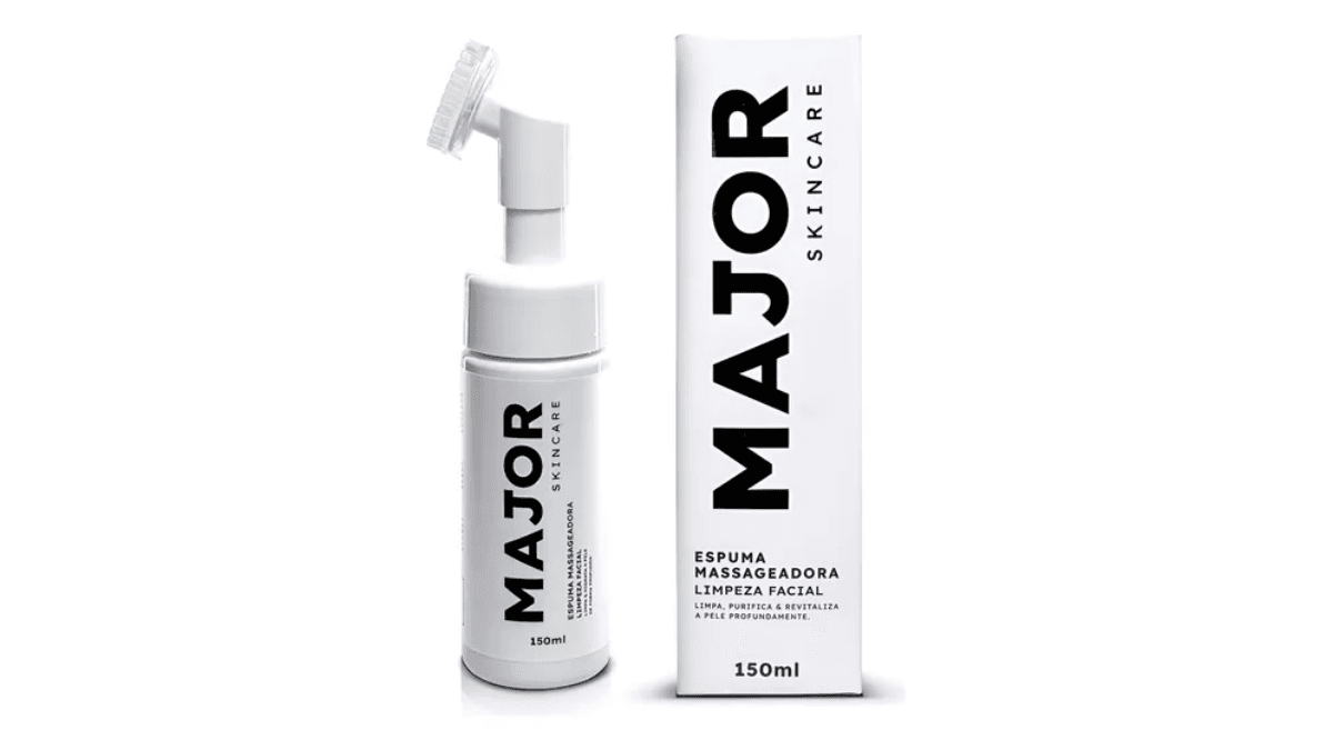 Rotina de skincare: como montar a sua do zero, passo a passo 2 Espuma Major Massageadora Limpeza Facial 150 ml Todo Tipo de Pele Dianoite