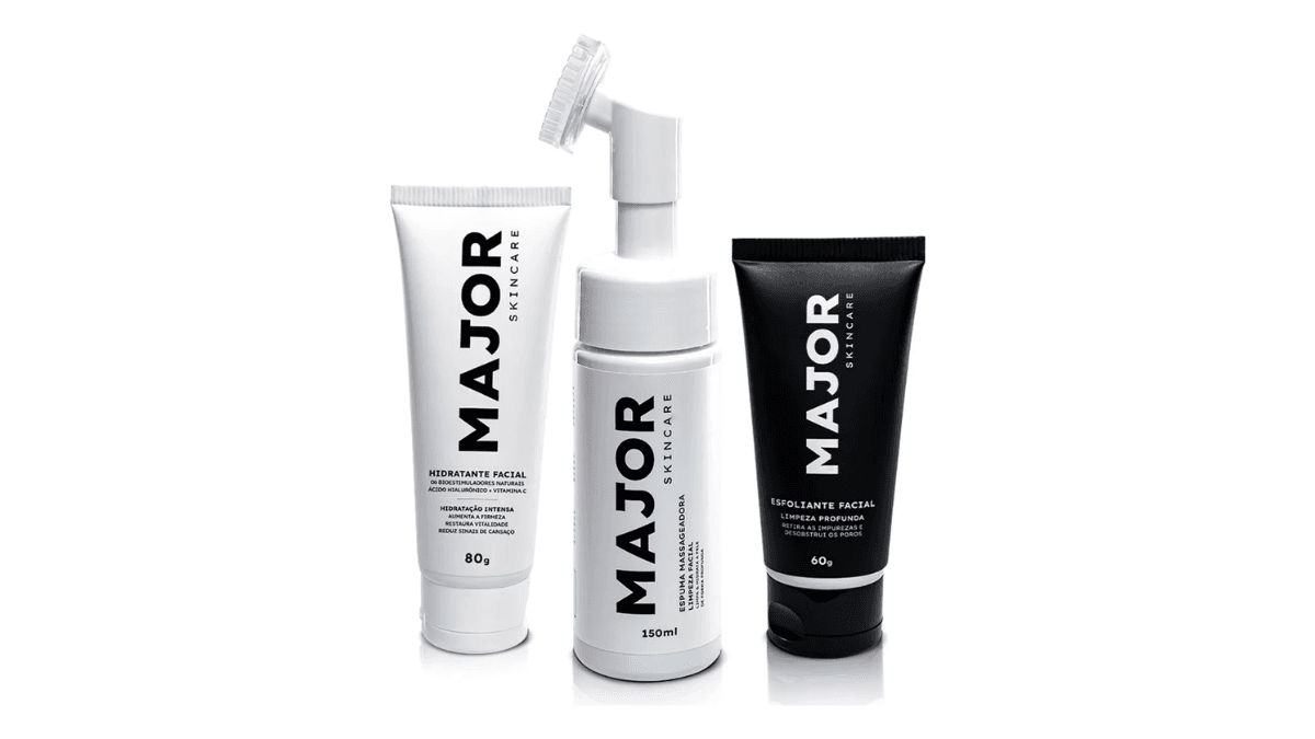 Rotina de skincare: como montar a sua do zero, passo a passo 7 Kit Rotina Skincare Limpeza De Pele Profissional - Major