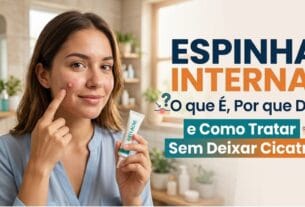 espinha interna como tratar sem deixar cicatriz